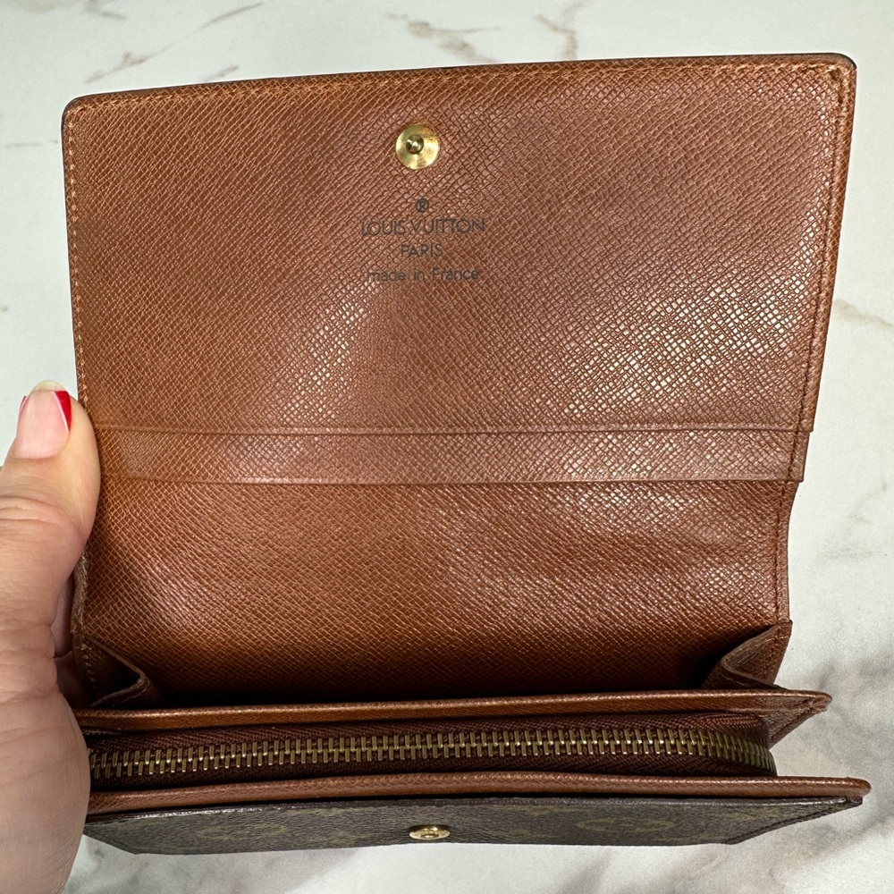 Louis Vuitton Monogram Canvas Porte Monnaie Tresor Wallet - Picture 6 of 10